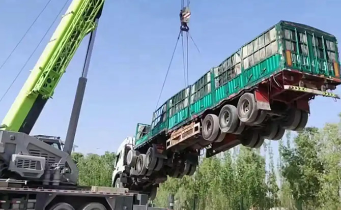 石家庄道路脱困救援案例